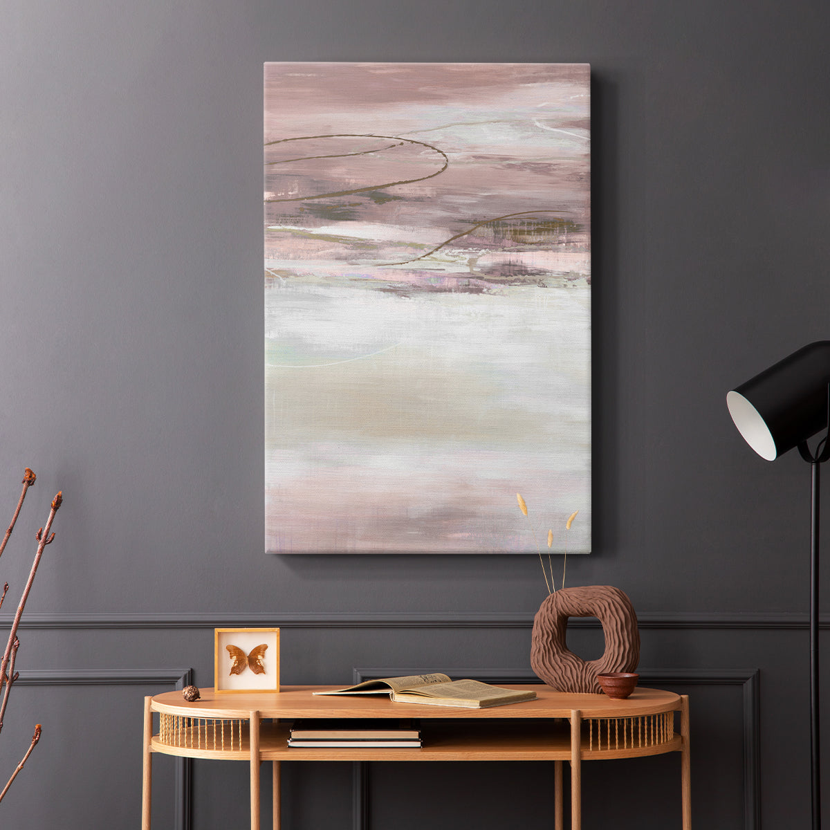 Geo Cache in Pale - Canvas Art Print