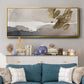 Watercolor with Gold II - Floater Framed Canvas Print