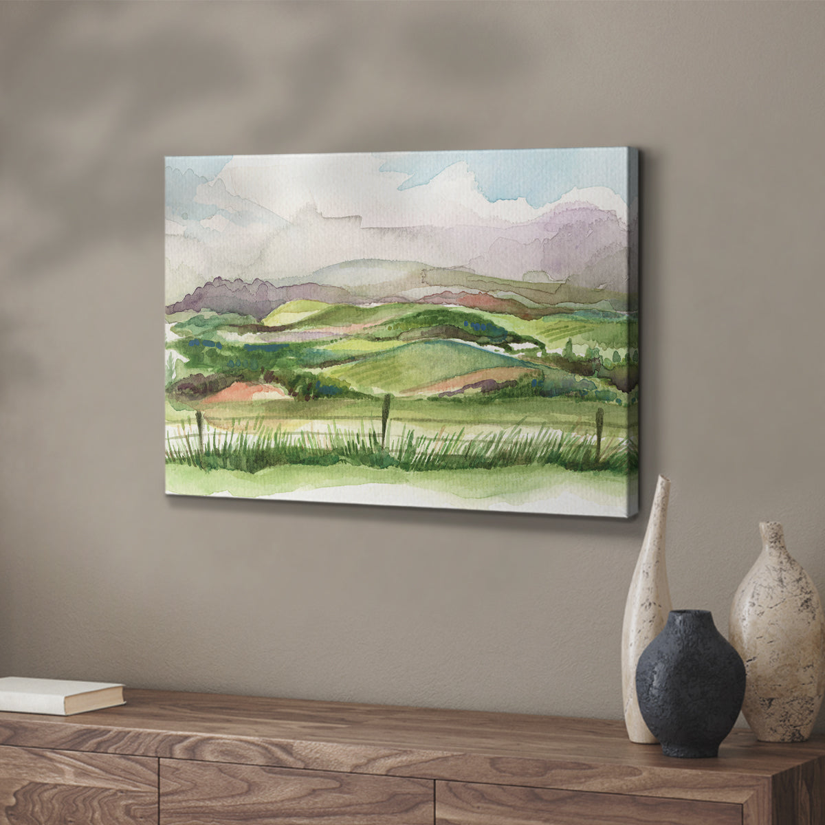 Bennachie Rain II - Canvas Art Print