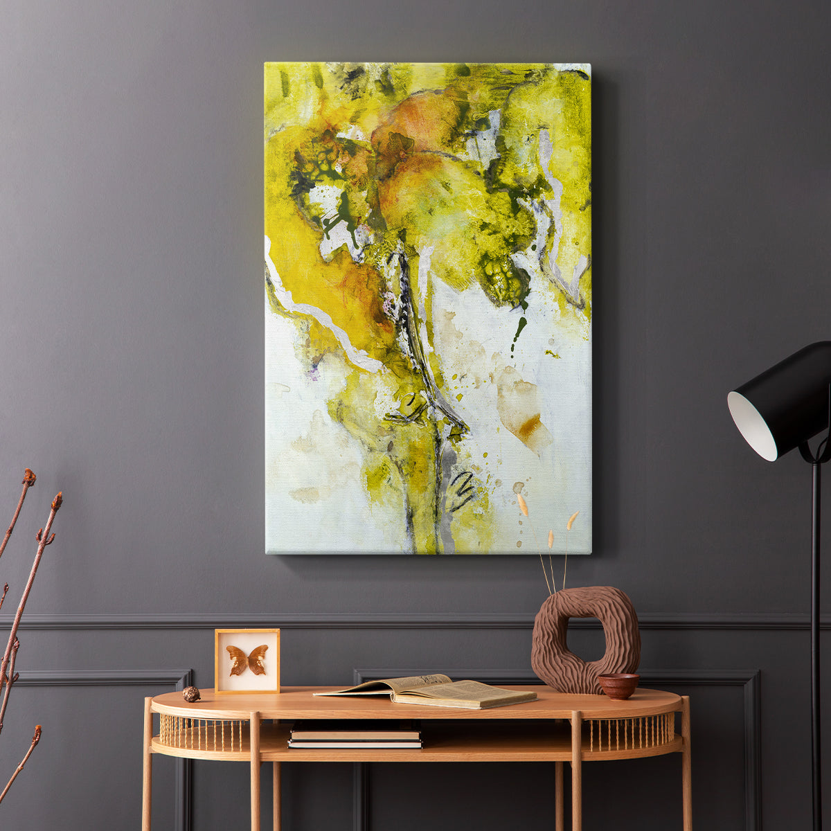 Golden Foliage II - Canvas Art Print