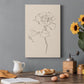 Floral Contour Study I Premium Gallery Wrapped Canvas - Ready to Hang