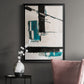 Geometry Notes II - Modern Framed Canvas Print
