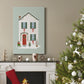 Festive Front Door III - Gallery Wrapped Canvas