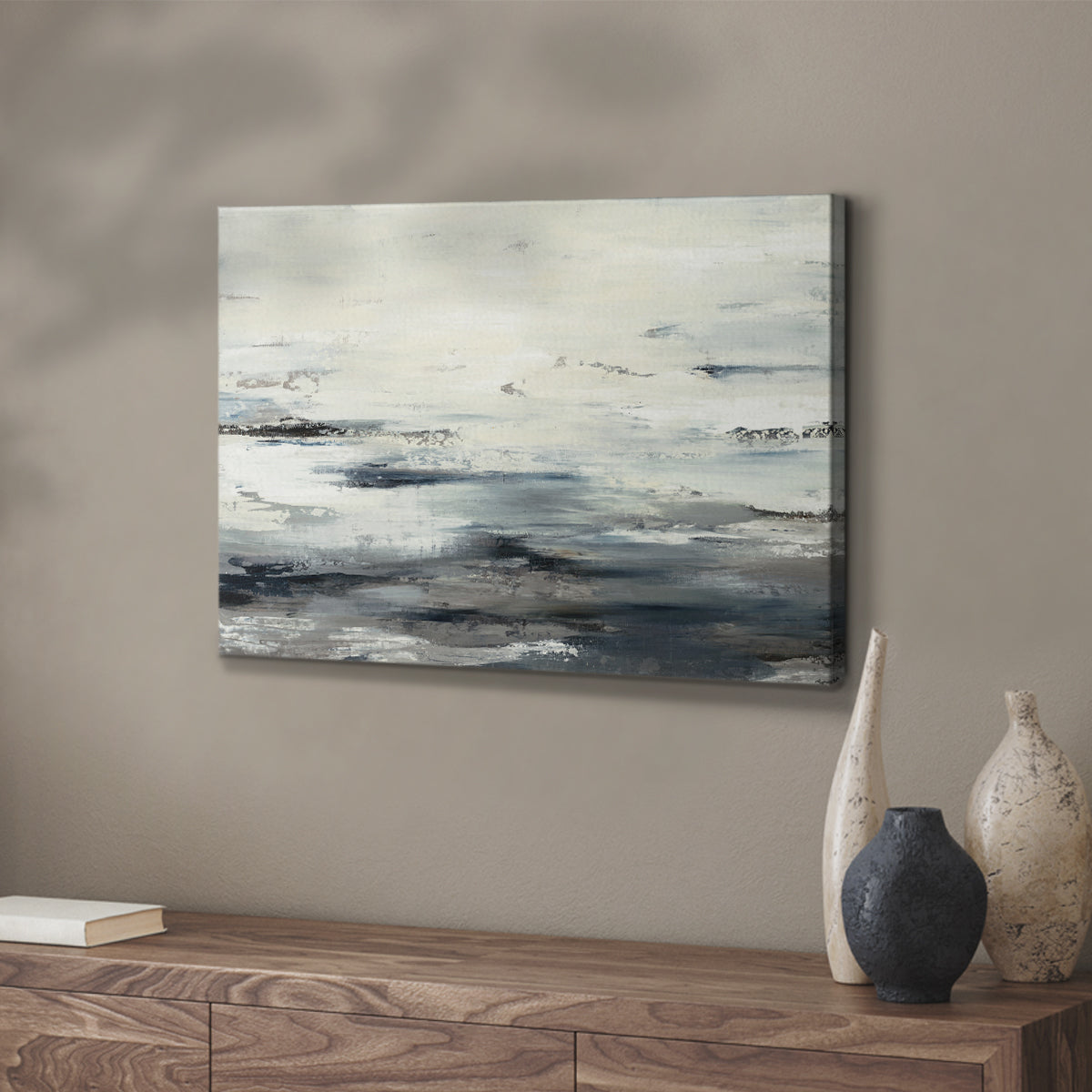 On The Stormy Seas - Canvas Art Print