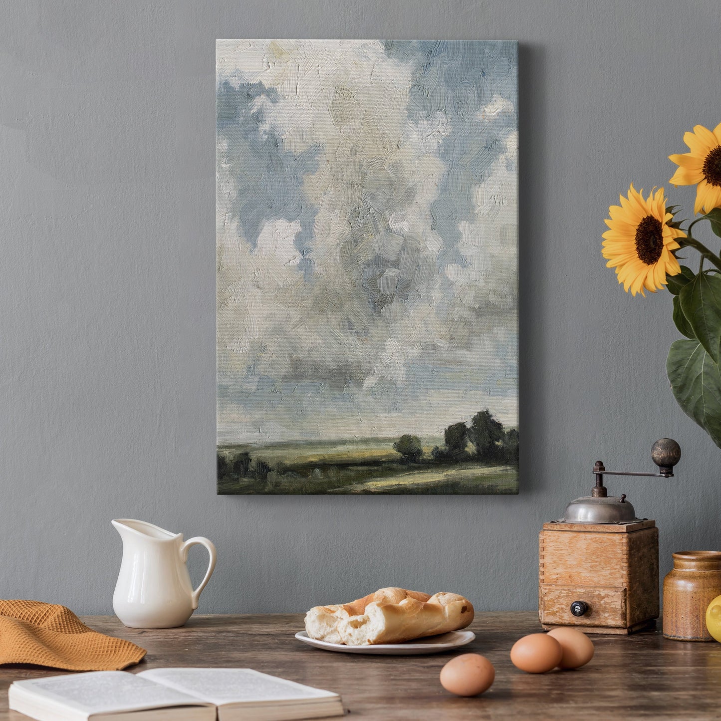 Gathering Clouds Premium Gallery Wrapped Canvas - Ready to Hang