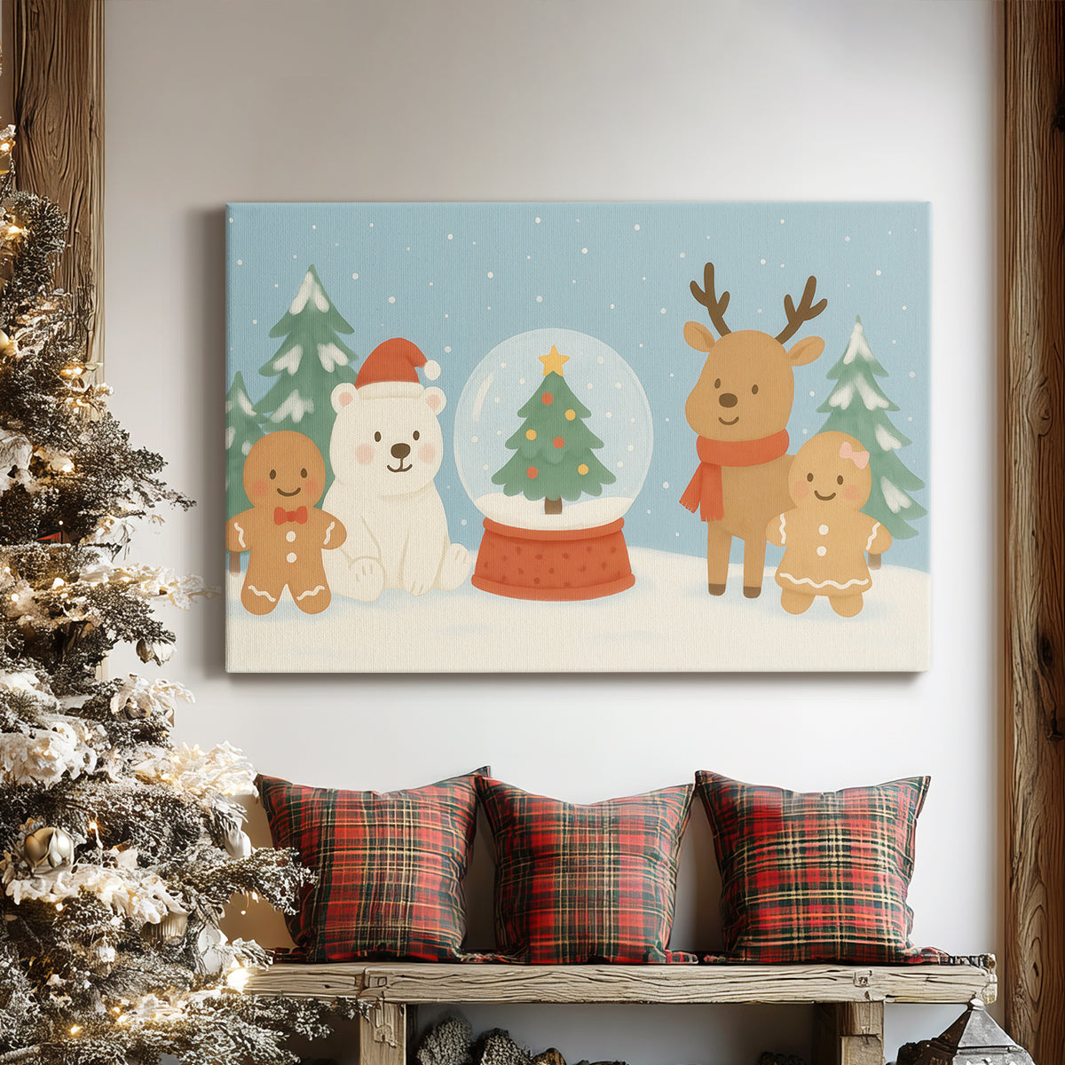 Pearled Night Promise - Canvas Art Print