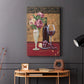 Vintage Flowers and Wine I - Canvas Art Print
