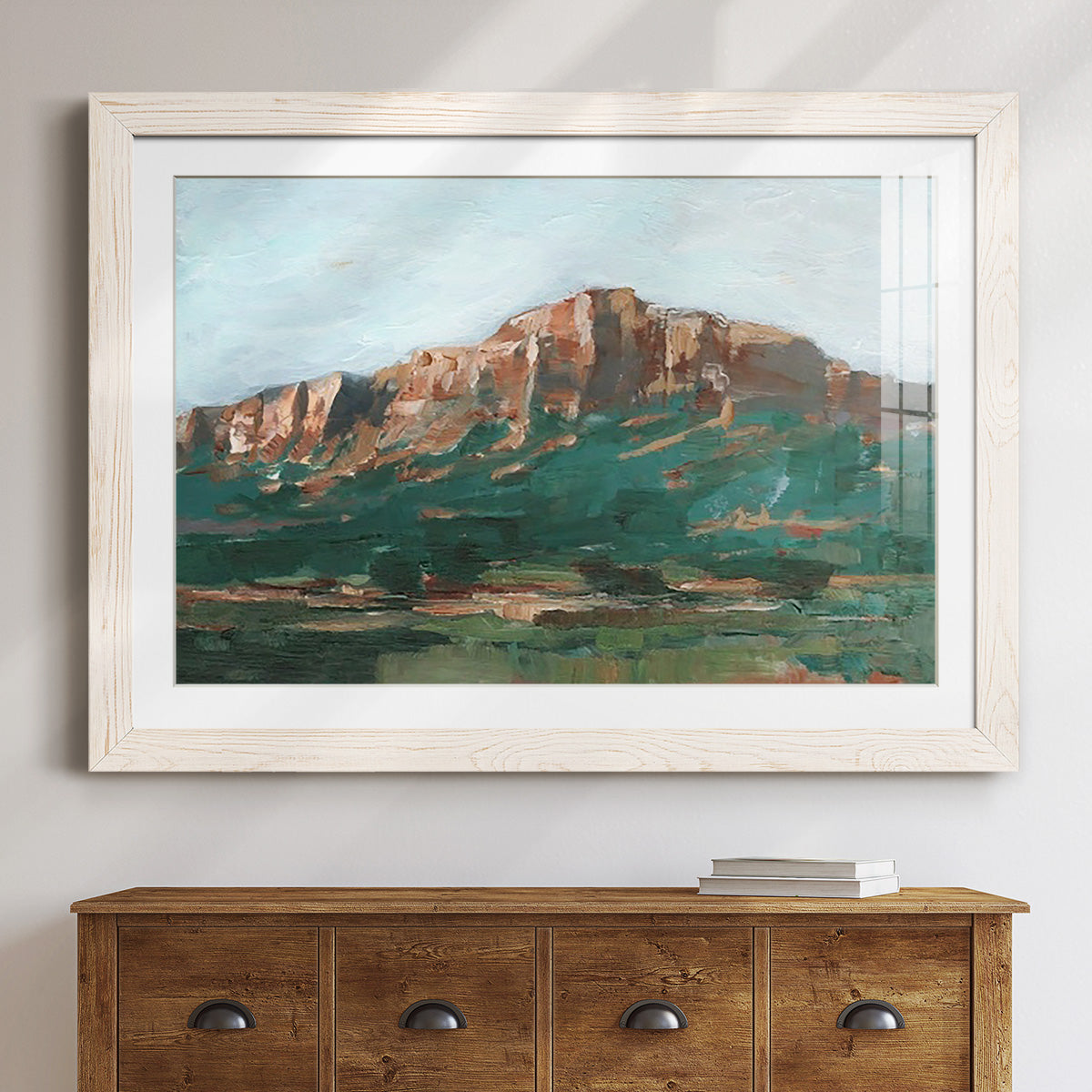Heading West II - Barnwood Framed Art Print