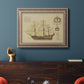 Antique Ship Plan VIII Premium Framed Canvas- Ready to Hang