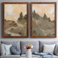 Hillside Walking Path I - Premium Framed Canvas 2 Piece Set - Ready to Hang