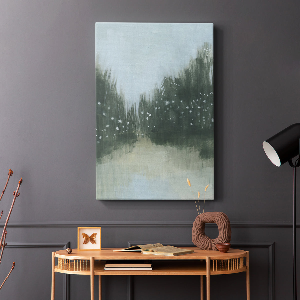 Marsh Morning Fog II - Canvas Art Print