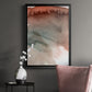 Red Ochre Abstract IV - Modern Framed Canvas Print