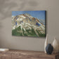 Vermillion Ascent - Canvas Art Print
