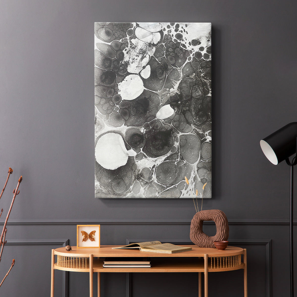 Marbling IV - Canvas Art Print