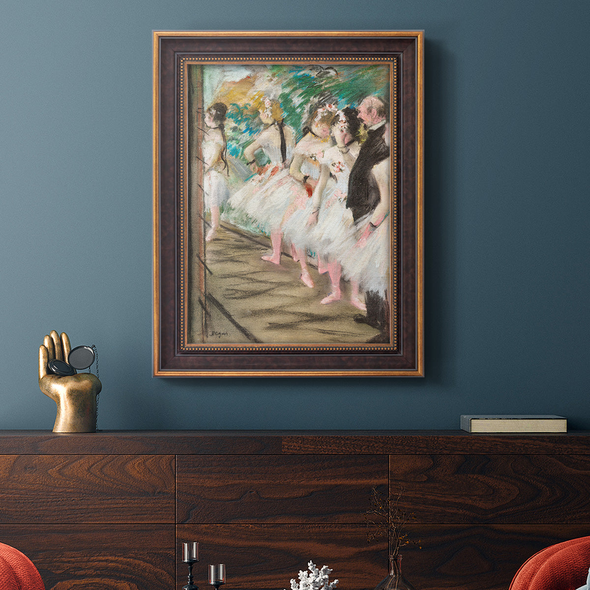 The Ballet, 1880 - Ornate Framed Canvas Print