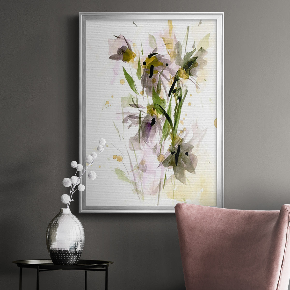 After Rain IV - Modern Framed Canvas Print