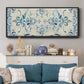 Border Damask - Floater Framed Canvas Print
