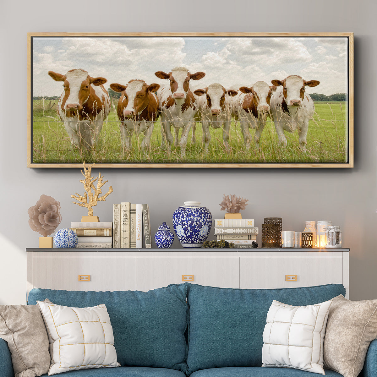 The F Side - Floater Framed Canvas Print