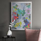Buckingham Gardens - Modern Framed Canvas Print