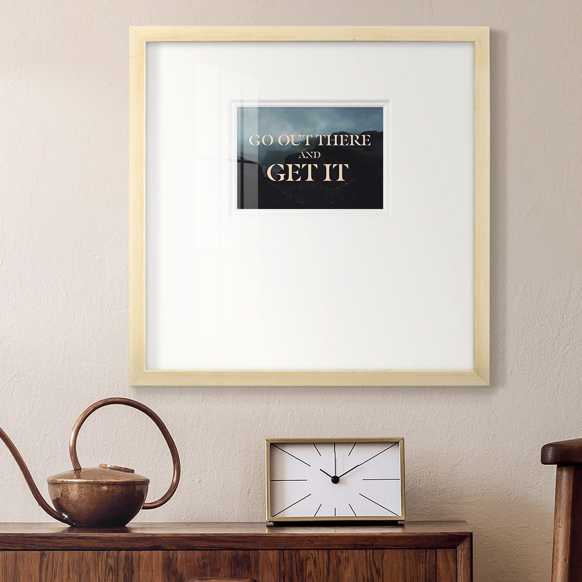 BroInspo V Premium Framed Print Double Matboard