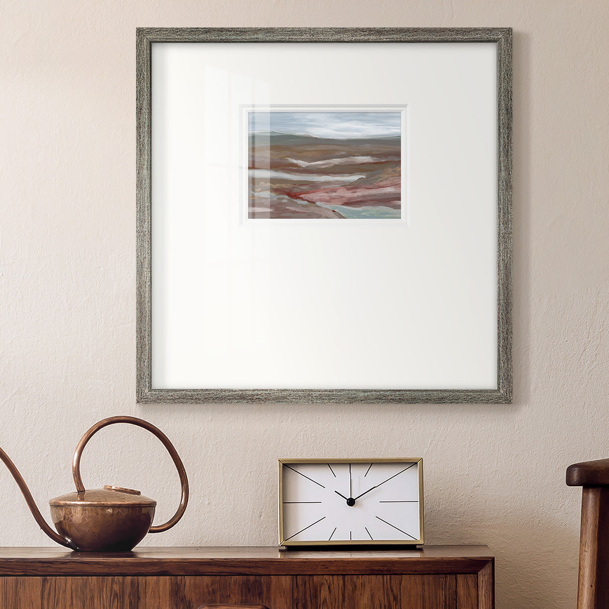 Valley of Fall Premium Framed Print Double Matboard