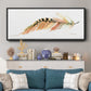 Tail Feather IV - Floater Framed Canvas Print