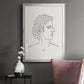 Greek Busts I - Modern Framed Canvas Print