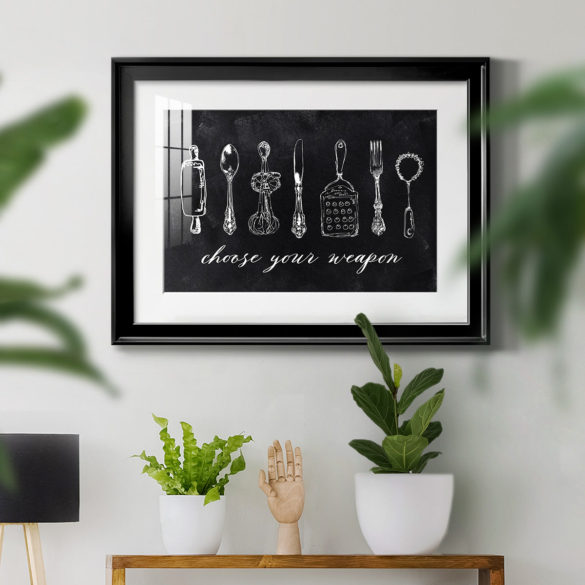 Choose Your Weapon Premium Framed Print - Ready to Hang