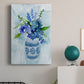 Blue Bouquet II Premium Gallery Wrapped Canvas - Ready to Hang