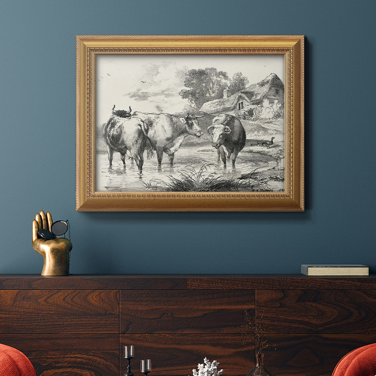 Rural Charms I Premium Framed Canvas- Ready to Hang