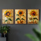 Floral Study Series CLVIII - Restickable Framed Art Set