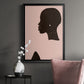 Pink Silhouette I - Modern Framed Canvas Print