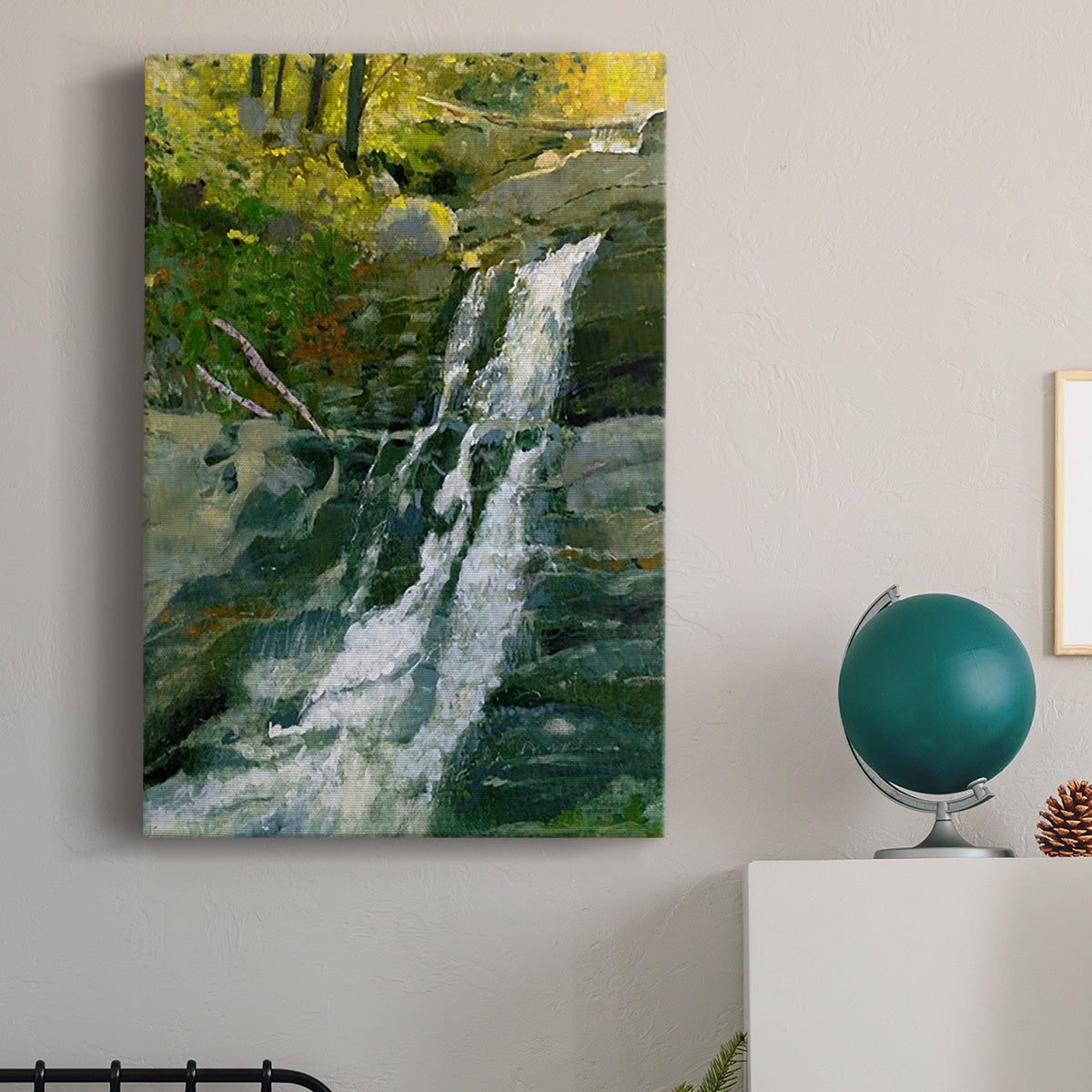 Kent Falls Premium Gallery Wrapped Canvas - Ready to Hang