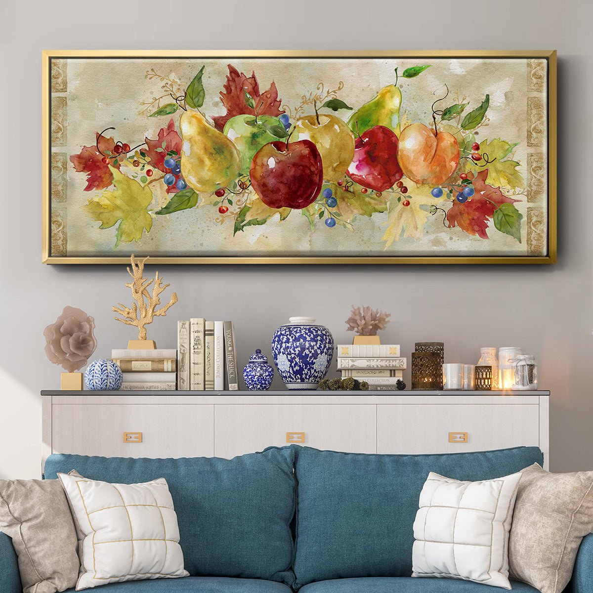 Venetian Fruit - Floater Framed Canvas Print