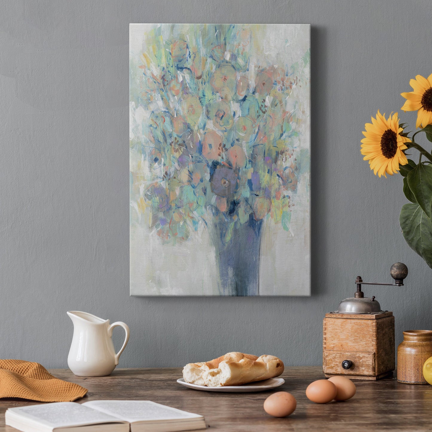 Bouquet II Premium Gallery Wrapped Canvas - Ready to Hang