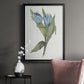 Blue Tulip Picks II - Modern Framed Canvas Print