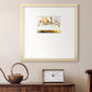 Golden Steam Ship Premium Framed Print Double Matboard