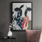 American Cow II - Modern Framed Canvas Print