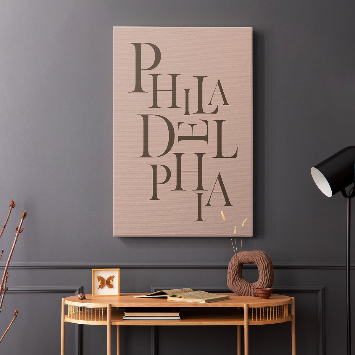 Neutral City Center Type IV - Canvas Art Print