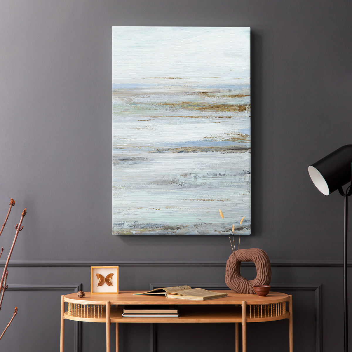 Muted Misty Marsh II - Canvas Art Print