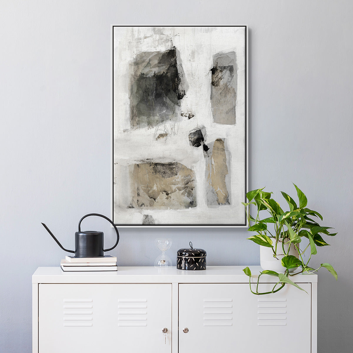 A Simple Love I V30 - Floater Framed Canvas Print