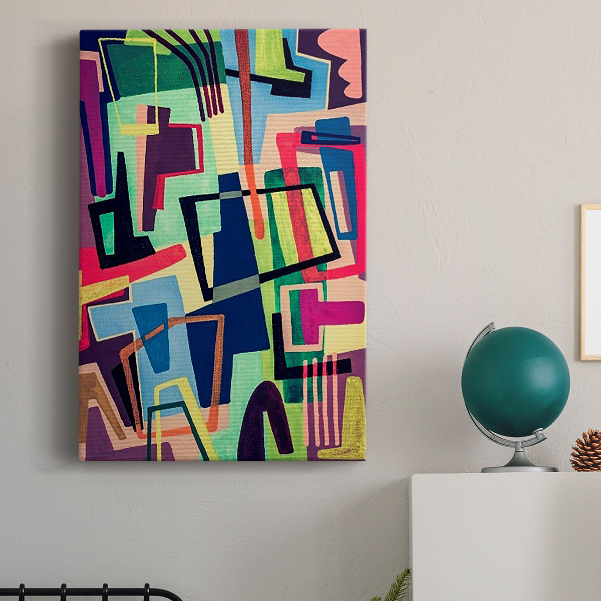 Connected Colors II - Canvas Art Print