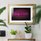 Neon Love II Premium Framed Print - Ready to Hang