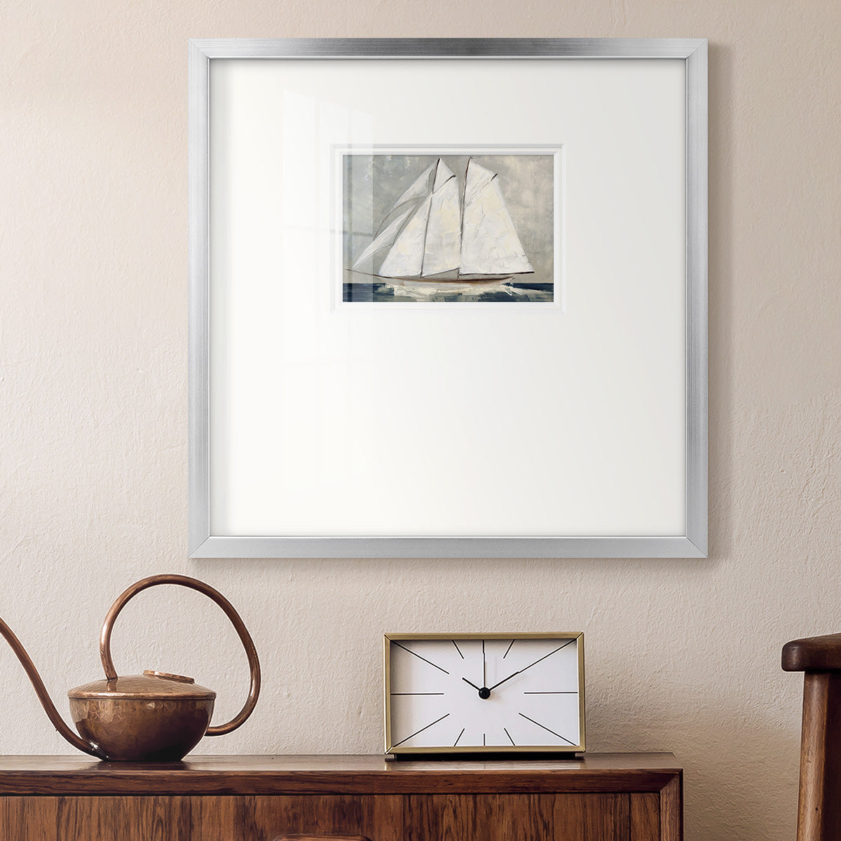 Setting Sail Premium Framed Print Double Matboard