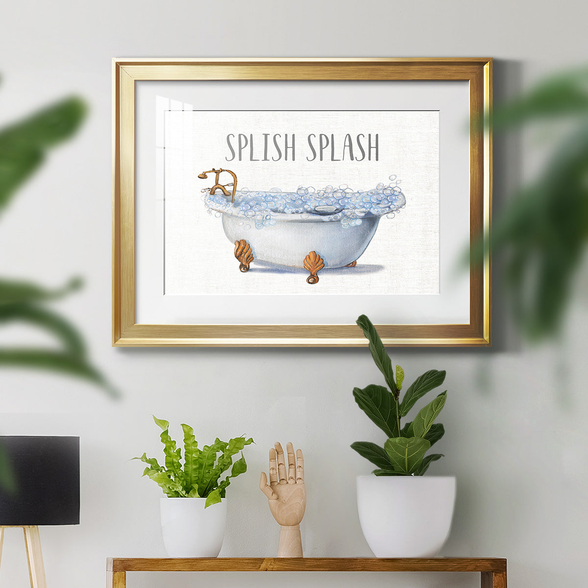 Splish Splash Premium Framed Print - Ready to Hang