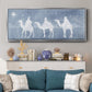 Star of Bethlehem Collection D - Floater Framed Canvas Print
