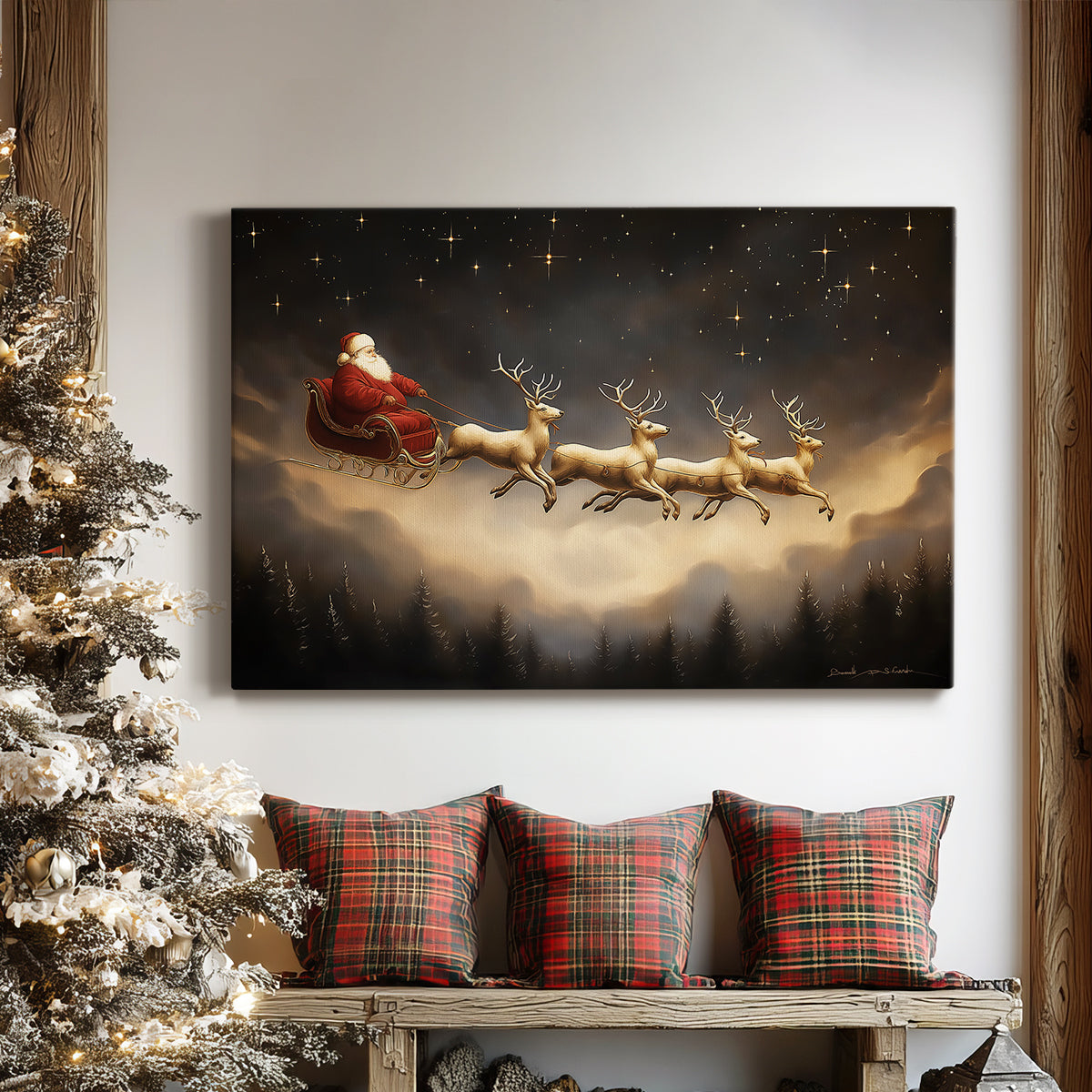 Candlelit Blessing - Canvas Art Print
