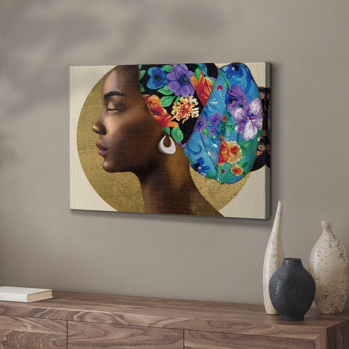 Golden Lady II - Canvas Art Print