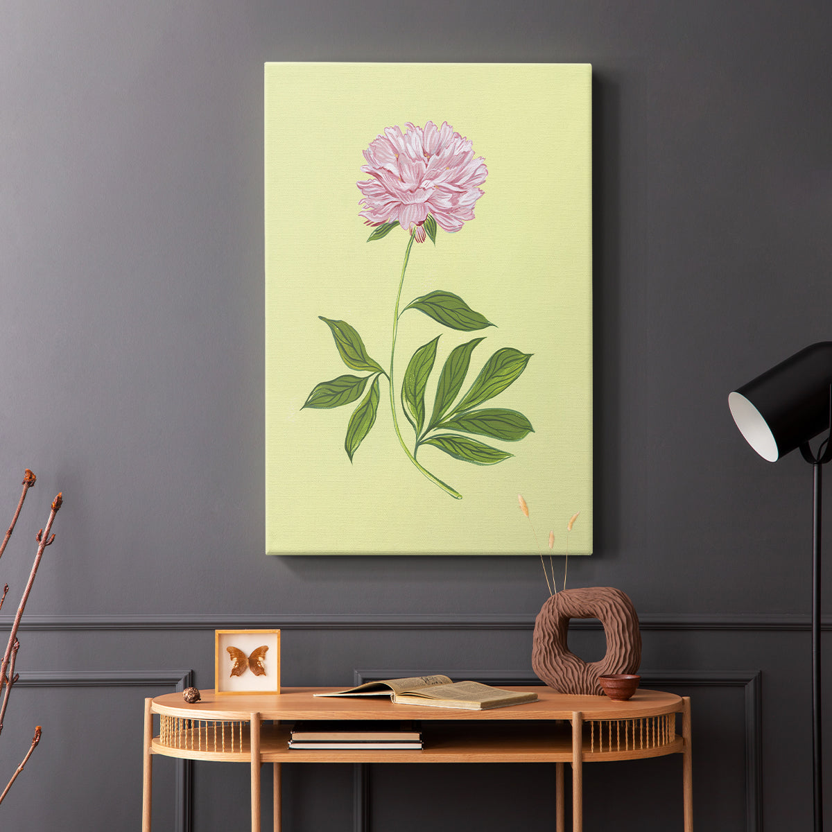 Peonies in Yellow I - Canvas Art Print
