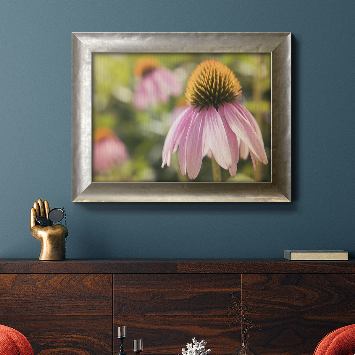 Echinacea Study I Premium Framed Canvas- Ready to Hang